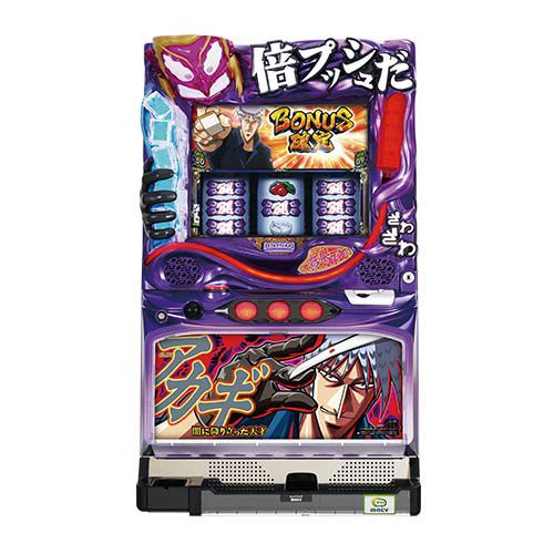 SLOTアカギ～闇に降り立った天才～ メーシー 中古スロット パチスロ 実機 【メダル不要機付】 | パチマ