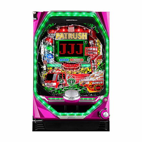 ■□JB PパトラッシュV GREEN 循環仕様□■ PパトラッシュV GREEN 中古パチンコ 実機 【玉循環加工済】 ※枠色選択